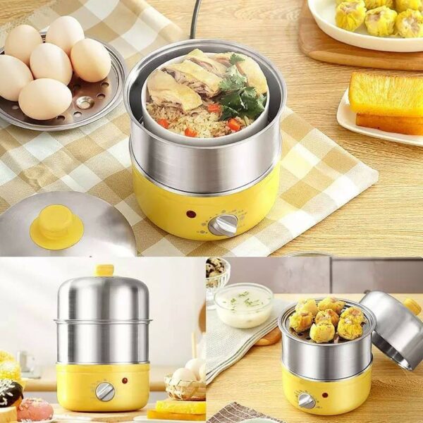 Double Layer Mini Egg Boiler or Steamer