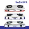 KASHIWA เตาแก๊สหัวคู่หน้าสแตนเลส รุ่น K-2100 หัวคู่อินฟาเรด K-2007 และ หัวคู่เทอร์โบ K-2004 / K-2005 / K-2006