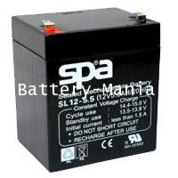 SLA Battery SL 12-5.5 SPA 12V 5.5AH แบตเตอรี่แห้ง ออกใบกำกับภาษีได้ batterymania