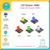 LED Module LED 10mm Module 3.3-5V ใช้ได้กับ Arduino ESP8266 ESP32 และบอร์ดอื่นๆ พร้อมส่งทันที!!!!