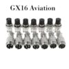 หัวแจ็คคอนเนคเตอร์เหล็กGx16 Aviation Male Connector Female Plug 2/3/4/5/6/7/8/9 Pin