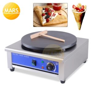 เตาเครป เครื่องทำเครปไฟฟ้า Electric crepe maker เครื่องทำเครป 20V Non-Stick พิซซ่า Pancake Maker Crepe Making PAN