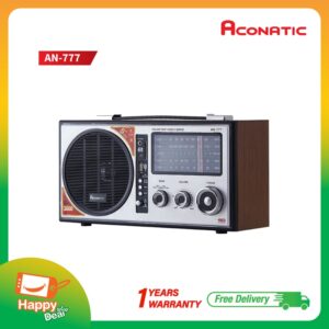 Aconatic วิทยุพกพาFM/AM รุ่นAN-777 (รับประกันศูนย์ 1 ปี)