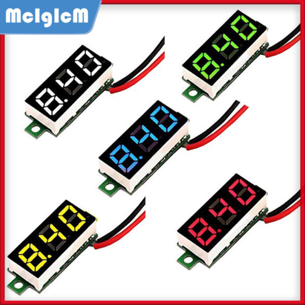 MCIGICM จอวัดแรงดันไฟฟ้า LED 2.5V-30V