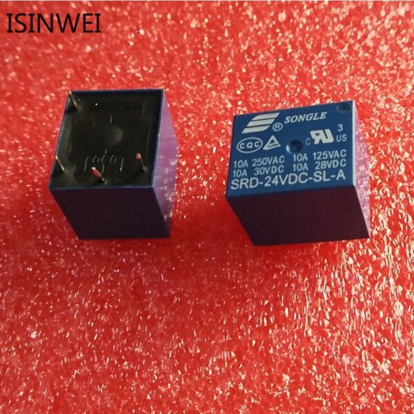 รีเลย์ Srd-24Vdc-Sl-A 24V 10A 4Pin 1 ชิ้น