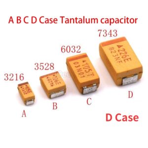 ตัวเก็บประจุแทนทาลัม 7343 10UF 22UF 33UF 47UF 100UF 220UF 330UF 470UF 10V 16V 25V 35V 10 ชิ้น