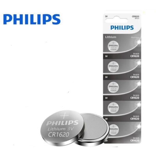 ถ่านรีโมท Philips CR1620 Lithium 3V ของใหม่ ของแท้