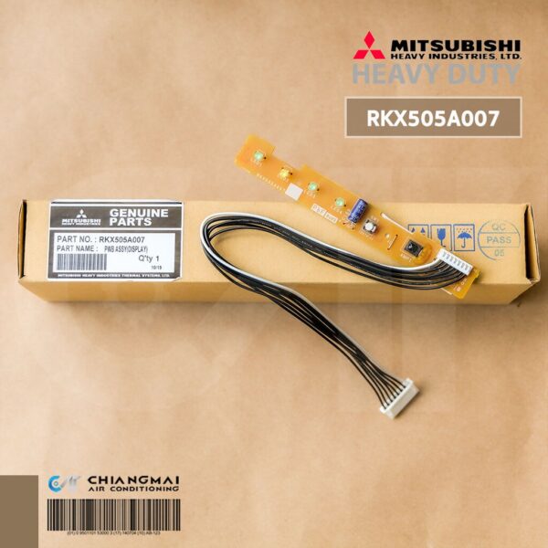 RKX505A007 (RKX503A301 ใช้มีกรอบแทน) แผงรับสัญญาณแอร์ Mitsubishi Heavy Duty ตัวรับสัญญาณรีโมทแอร์ มิตซูบิชิ อะไหล่แอร...