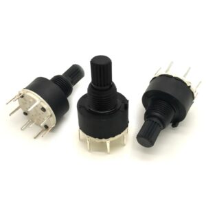 SR16 Rotary Multi-way Switch Selector 1P5T 1P6T 2P4T สวิตซ์หมุนเลือกตำแหน่ง