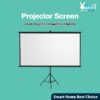 Projector Screen จอโปรเจคเตอร์ จอรับภาพ 4K แบบตั้งพื้น แขวนผนัง 60" 84"100"