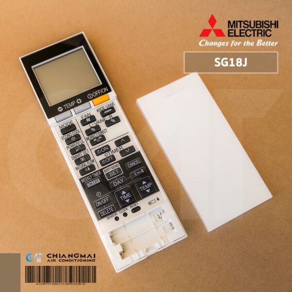 SG18J รีโมทแอร์ Mitsubishi Electric ใช้แทนตัวเดิมได้ เช่น รุ่น ECONO และ รุ่น INVERTER ได้หลายรุ่น (ตัวผลิตสำหรับเครื...