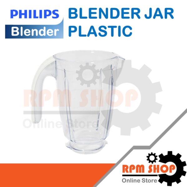 Blender Jar Plastic โถปั่นน้ำพลาสติกPHILIPS อะไหล่แท้สำหรับPHILIPS รุ่นHR2115