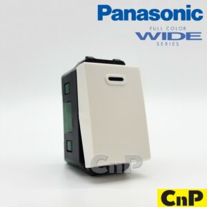 Panasonic สวิตช์ทางเดียว สีขาว พานาโซนิค รุ่น WEG 5001 K