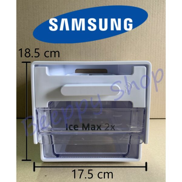 ที่ทำน้ำแข็งพร้อมกล่อง ตัวทำน้ำแข็งพร้อมถาดรอง Samsung เคลื่อนที่ได้ ของแท้