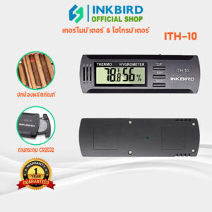 Inkbird ITH-10 เทอร์โมมิเตอร์ ไฮโกรมิเตอร์ เครื่องวัดอุณหภูมิความชื้น ดิจิทัล เครื่องวัดอุณหภูมิ ไฮโกรมิเตอร์ มอนิเตอร์