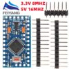 Pro Mini 328 มินิ 3.3V/8M 5V/16M ATMEG ATMEG P-AU 3.3V/8MHz 5V/16MHZ สําหรับ Arduino