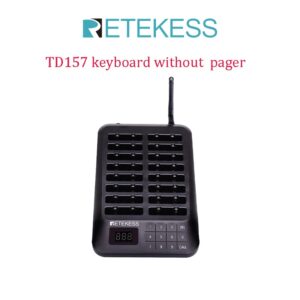 Retekess ฐานเครื่องส่งสัญญาณ สําหรับ TD157 ระบบโทรร้านอาหารไร้สาย (ฐานส่งสัญญาณ 1 ชิ้น)