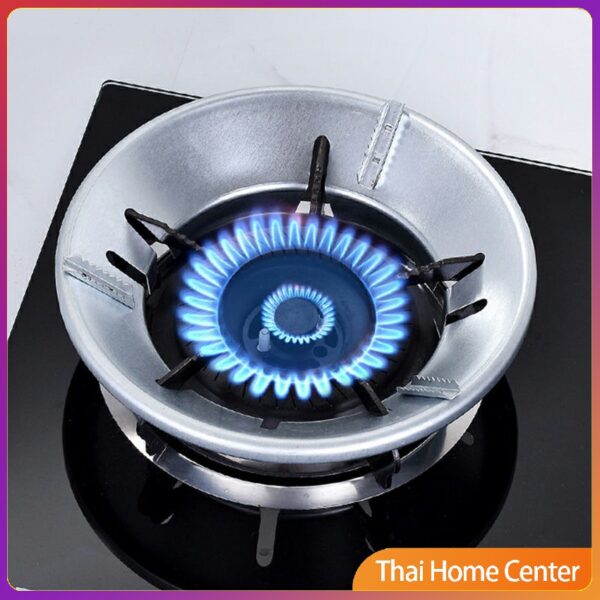 แหวนกันลมเตาแก๊ส อุปกรณ์เสริมเตาแก๊สประหยัดพลังงาน ที่บังลมเตาแก๊ส Gas stove windproof ring