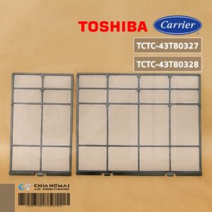 43T80327 + 43T80328 ฟิลเตอร์แอร์ Carrier แผ่นกรองฝุ่นแอร์แคเรียร์ (ขายคู่) อะไหล่แอร์ ของแท้ศูนย์