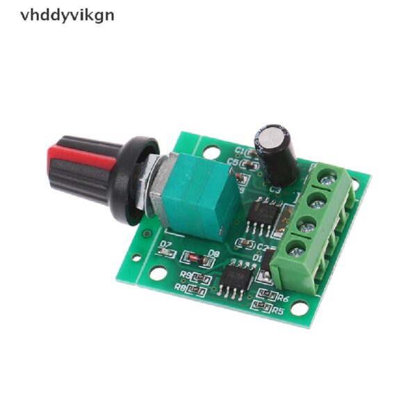 Vhdd DC 1.8V 3V 5V 6V 12V 2A PWM มอเตอร์ควบคุมความเร็ว 0~100% ปรับได้