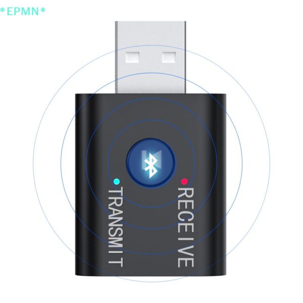 Epmn> ใหม่ เครื่องรับส่งสัญญาณบลูทูธ 5.0 USB สําหรับรถยนต์ ทีวี หูฟัง