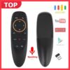 G10s รีโมทควบคุมด้วยเสียง 2.4G เมาส์อากาศไร้สาย Gyroscope Backlit Smart TV Controller สําหรับแล็ปท็อป PC Android TV Box