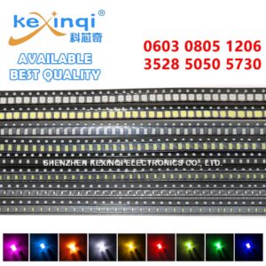 ชุดไดโอดเปล่งแสง 0603 0805 1206 3528 5050 5730 SMD LED สีแดง เหลือง เขียว ขาว น้ําเงิน ส้ม 100 ชิ้น ต่อล็อต