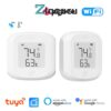 Ziqqucu Tuya เครื่องวัดอุณหภูมิ และความชื้น อัจฉริยะ WiFi Zigbee -10~60℃(14~140℉) 0~100% RH