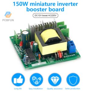 Pcbfun โมดูลแปลงพลังงานแบตเตอรี่ 150w Dc12v To Ac110v 220v สําหรับบ้าน