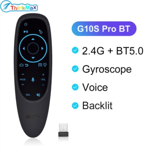 ใหม่ 2024 !! รีโมตคอนโทรล แอร์เมาส์ไร้สาย 2.4g G10 G10s Pro Gyroscope Ir สําหรับเรียนรู้