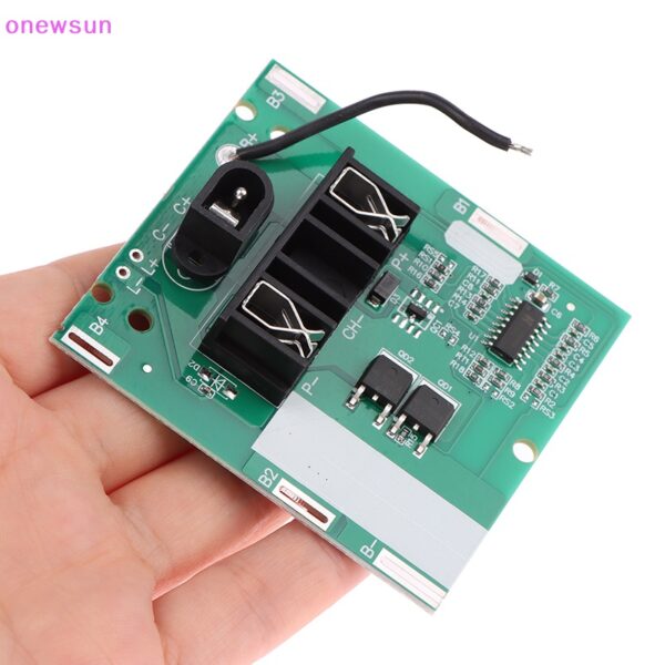 Onew บอร์ดชาร์จประจุไฟฟ้า 2MOS 5S 12A 21V Li-ion Lipo 18650 พร้อมตัวเชื่อมต่อ DC