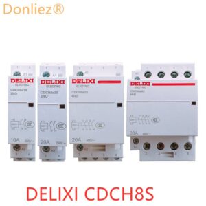 Delixi รีเลย์คอนแทคเตอร์ AC 20A 25A 40A AC220V CDCH8S