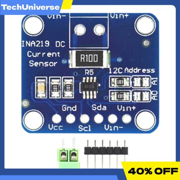 Mcu-219 INA219 โมดูลเซนเซอร์ตรวจสอบพลังงาน แบบสองทิศทาง