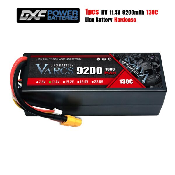 VARCS 2S 3S 4S 6S Lipo แบตเตอรี่7.4V 11.4V 11.1V 15.2V 14.8V 22.2V 9200MAh 5200MAh 8400MAh 7000MAh 6200MAh 6750MAh 6500M