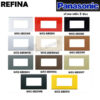 PANASONIC ฝาพลาสติก 3ช่องรุ่น REFINA/เมทัลลิค