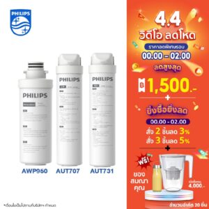 Philips AUT707/AUT731/AWP950 สำหรับเครื่องกรองน้ำรุ่นRO AUT7000 กำจัดไวรัสและแบคทีเรีย