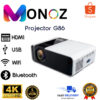 ⭐MONOZ G86 HDมินิโปรเจคเตอร์LED⭐ขายใหญ่ 6000 Lumens Androidโปรเจคเตอร์มินิโปรเจคเตอร์HDโปรเจคเตอร์WIFI LCD