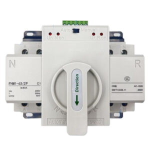 Power Automatic Transfer Switch 2P63Aสวิตซ์สลับแหล่งจ่ายไฟ ATS Automatic Dual Power Transfer Switch 2P 63A ฟังก์ชั่นการป