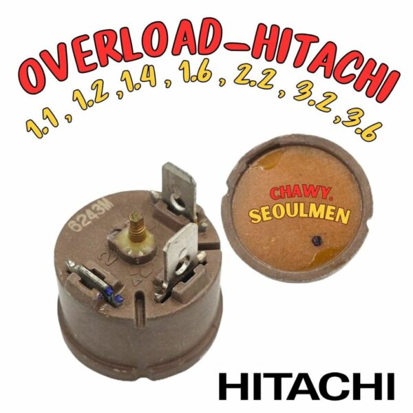 1.1c 1.2c 1.4c 1.6c 1.8c 2.2c 3.2c 3.6c โอเวอร์โหลด ตู้เย็น ตู้แช่ HITACHI ฮิตาชิ GMCC