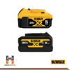 4.4  DEWALT แบตเตอรี่ Lithium-ion 20V 5.0Ah รุ่น DCB184 เคสยาง รุ่น DCB184G แบต แบตเตอรี่