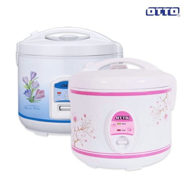 OTTO หม้อหุงข้าวอุ่นทิพย์ 1.8 ลิตร รุ่น CR-180T (คละสี) มีตะแกรงนึ่ง Rice cooker หม้อหุงข้าวไฟฟ้า (รับประกันศูนย์ 1 ปี)