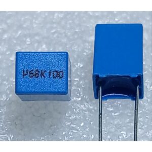 Epcos 0.68uf 680nf 684 100v polyester film capacitor MKT ตัวเก็บประจุ คาปาซิเตอร์ ระหว่างขา 5 มิล