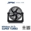 สีดำรุ่นใหม่ พัดลม JPX รุ่นใหม่ (สีขาว/สีดำ) GEN ล่าสุดขนาด 20 นิ้ว SUPER TURBO