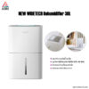 NEW WIDETECH Dehumidifier เครื่องดูดความชื้น 30L เหมาะกับการใช้งานในบริเวณพื้นที่125 ตารางเมตร