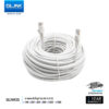 สายโทรศัพท์ เข้าหัวสำเร็จรูป RJ11 JL 2 Core (2/3/5/10/15/20 M เมตร) Fax Modem Telephone Cable for Home Office GLINK