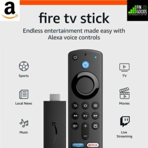 Amazon Fire TV Stick (3rd Gen) Streaming Device with Alexa Voice Remote อุปกรณ์สตรีมมิ่ง