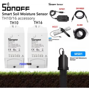 Sonoff  TH10 TH16 DS18B20 สมาร์ทสวิตซ์ ควบคุมอุณหภูมิ และ ควบคุมความชื้น