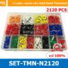 SET-TMN-N2120 หางปลา คอร์ดเอ็น แบบสายคู่ Cord End กล่อง 2120 ตัว Cord End Terminal หางปลา หางปลา คอร์ดเอ็น แบบกล่อง ห...