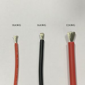 สายไฟซิลิโคนทนความร้อนสูง UL3135  UL3239 14AWG 12AWG 10AWG 200°C 600V  ราคา/เมตร