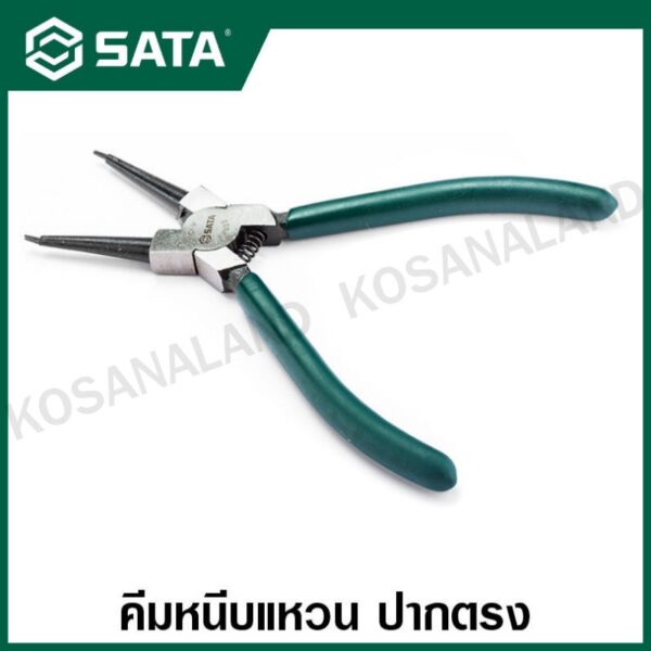 SATA คีมหนีบแหวน ปากตรง รุ่น 72031